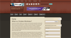 Desktop Screenshot of christianworldview.net
