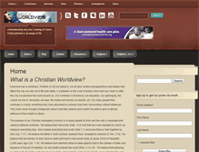 Tablet Screenshot of christianworldview.net
